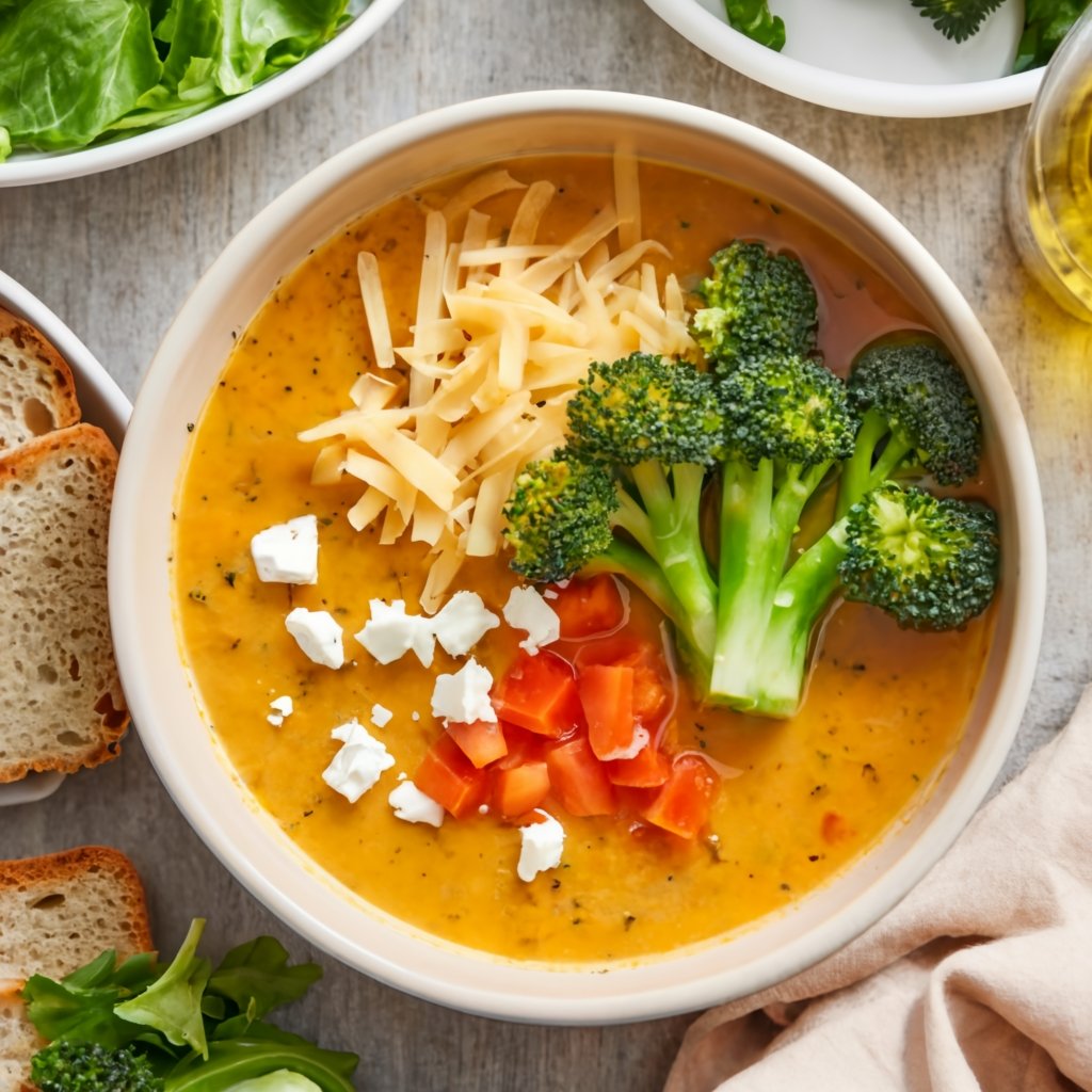 Discover perfect pairings for Broccoli Cheddar Soup. Explore our guide for healthy, creative options suitable for any meal.