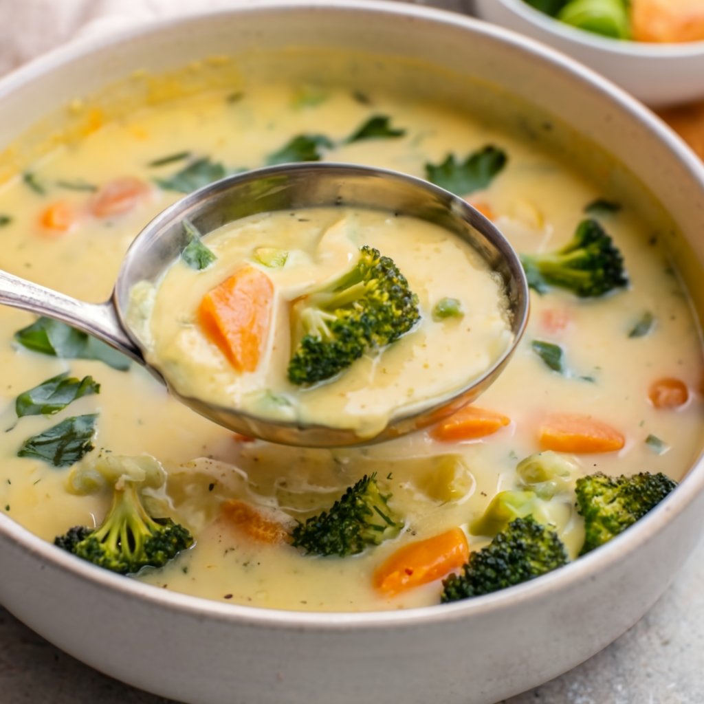 Discover the art of making Chicken Broccoli Cheddar Soup with our easy guide. Perfect for cozy meals and nutritious delights.