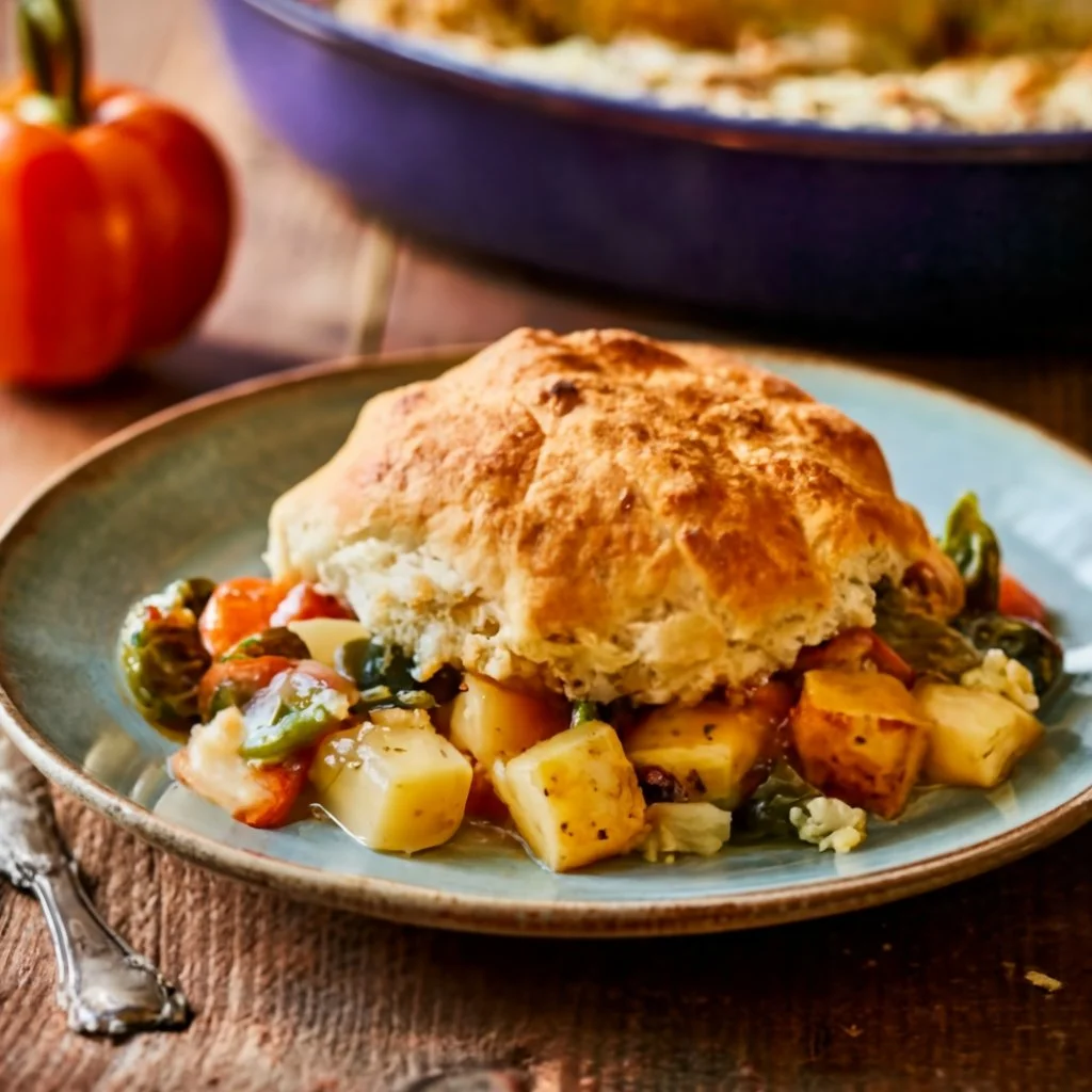 Discover the ultimate Chicken Cobbler recipe - a perfect blend of creamy chicken, vegetables, and biscuits for a comforting family dinner.