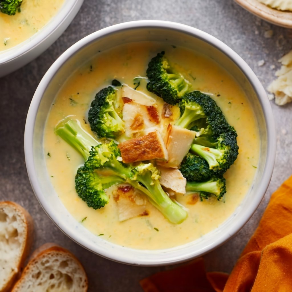 Discover the art of making Chicken Broccoli Cheddar Soup with our easy guide. Perfect for cozy meals and nutritious delights.